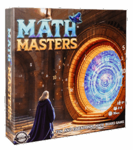 Math Masters box met witte rand