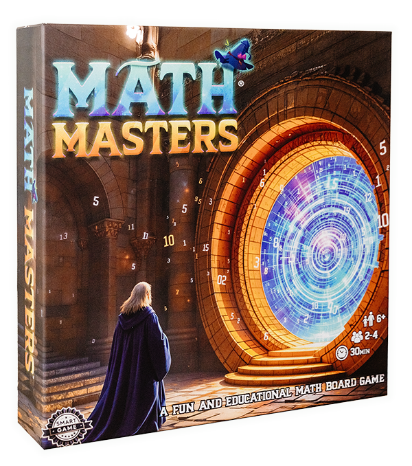Math Masters box met witte rand